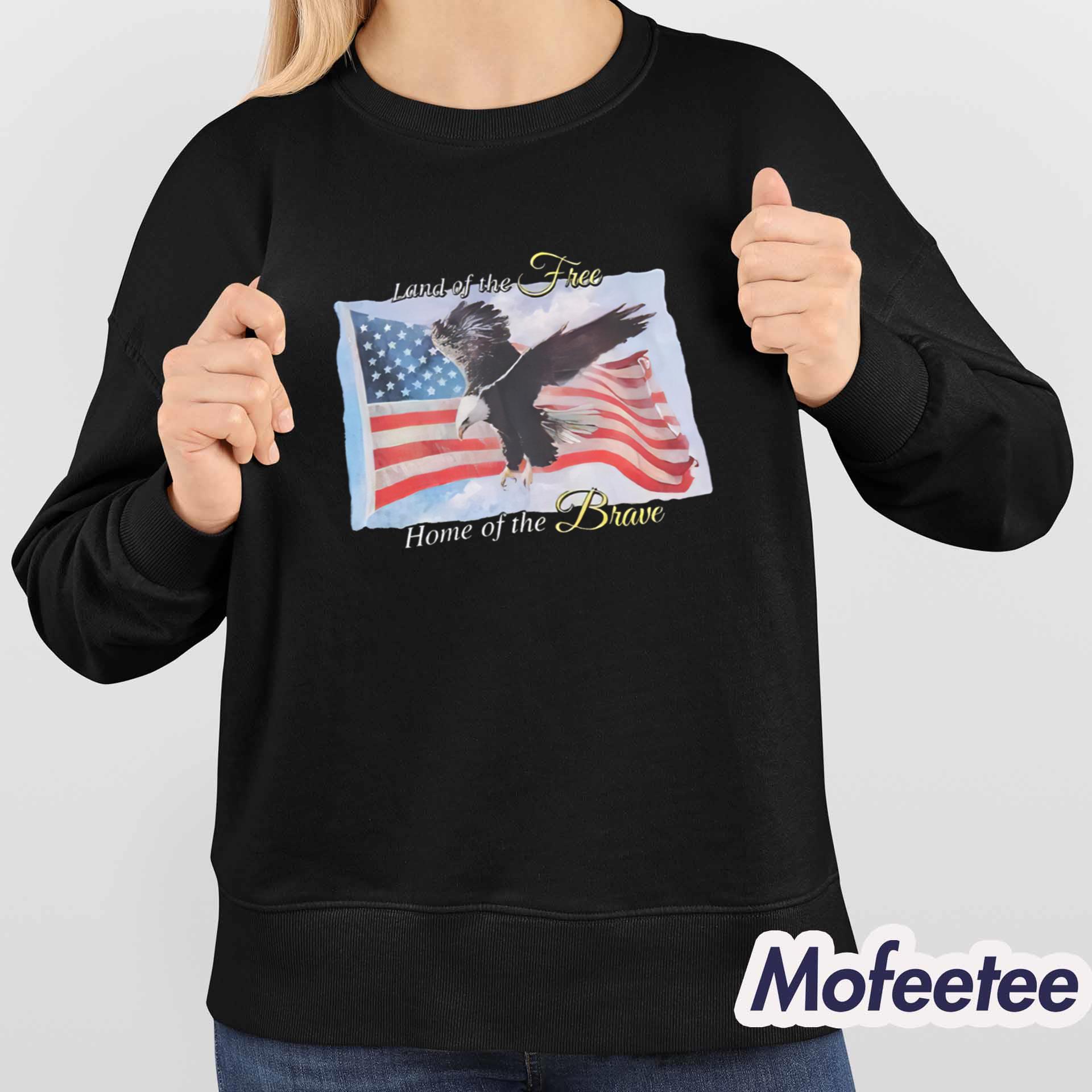 Charlie Kirk Land Of The Free Home Of The Brave Shirt Charlie Kirk Land Of The Free Home Of The Brave Shirt