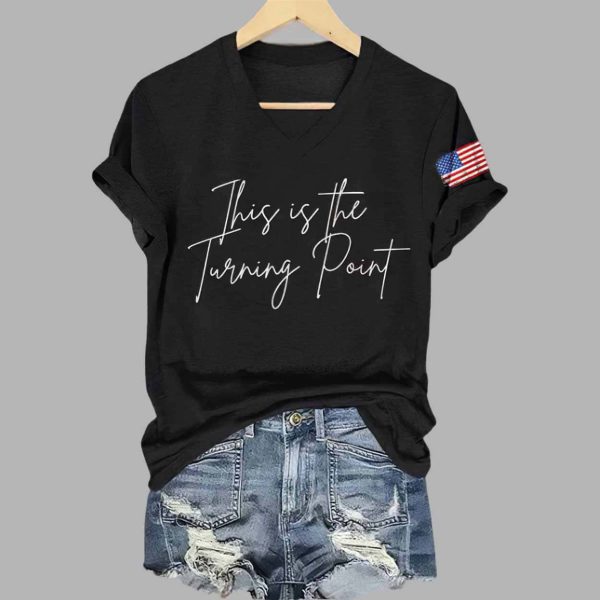 Charlie Kirk This Is The Turning Point Print Shirt
