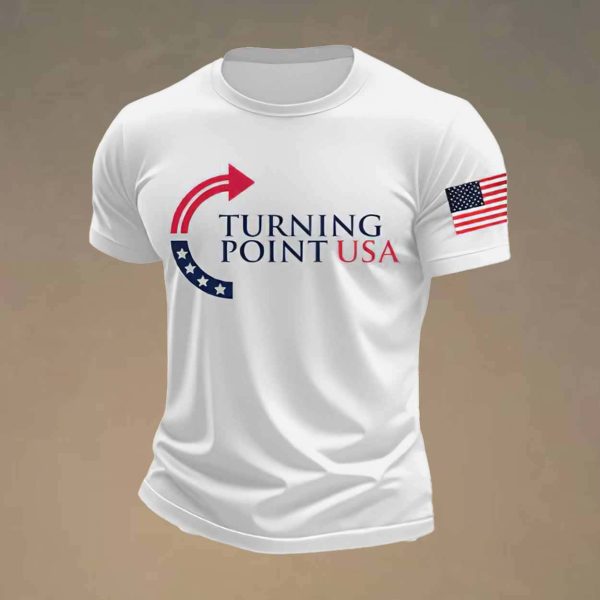 Charlie Kirk Turning Point USA Trump Commemorative Shirt