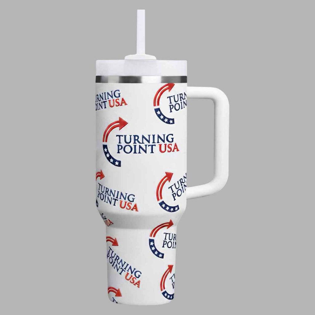 Charlie Kirk Turning Point USA Tumbler 1