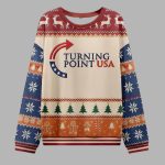 Charlie Kirk Turning Point USA Ugly Christmas Sweater