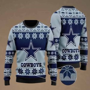 Cowboys Wool 2025 Ugly Christmas Sweater 2