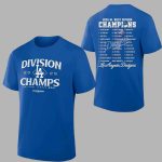 Dodgers 2025 NL West Division Champions Shirt