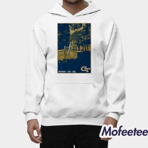 Georgia Tech Yellow Jackets The Goalposts Have Left The Building September 13TH 2025 Shirt 2