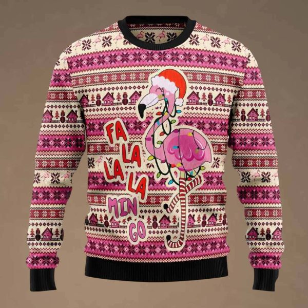 Flamingo Ugly Christmas Sweater