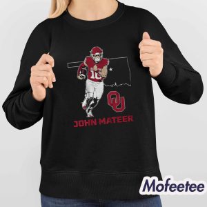 Oklahoma Football John Mateer State Star Shirt 4