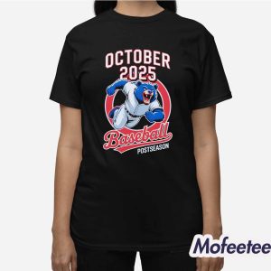 Chicago Cubs October Baseball 2025 Shirt 3