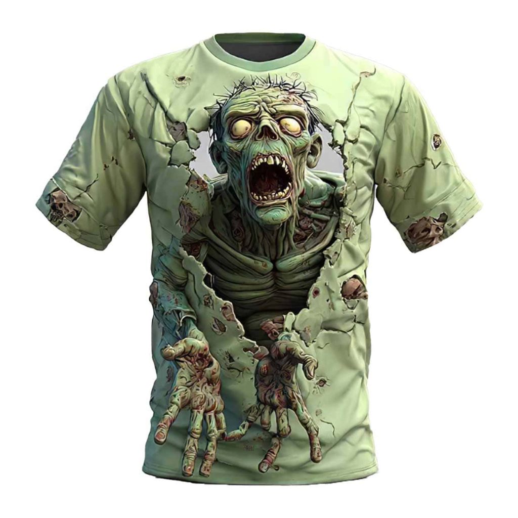 Halloween Optical Illusion Zombies Shirt 1 Halloween Optical Illusion Zombies Shirt 1