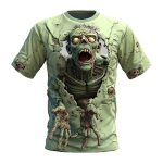 Halloween Optical Illusion Zombies Shirt