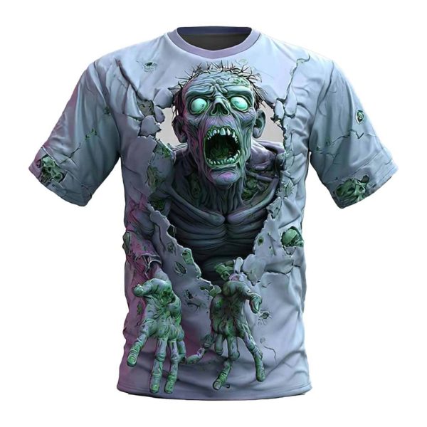 Halloween Optical Illusion Zombies Shirt