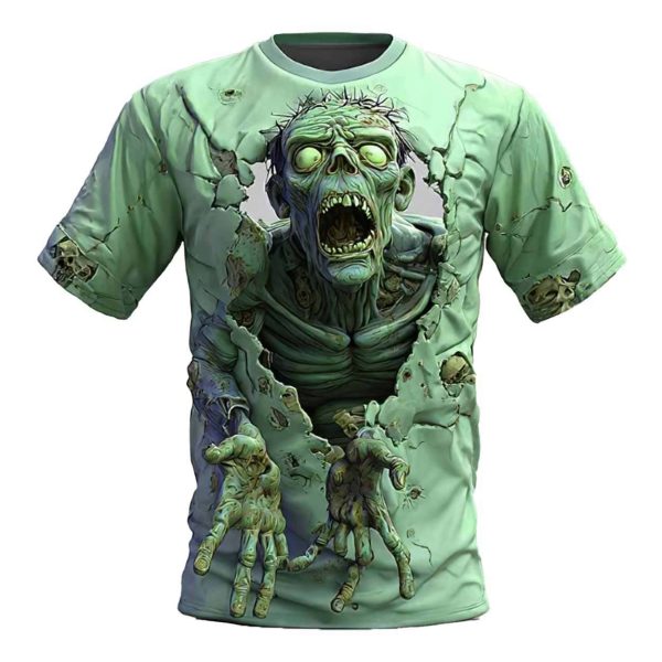 Halloween Optical Illusion Zombies Shirt