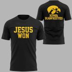 Hawkeye Football x JESUS WON 2025 Shirt