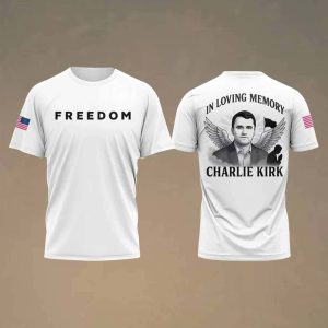 Charlie Kirk Freedom In Loving Memory Charlie Kirk Shirt 2