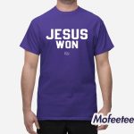 Horned Frogs Jesus Won 2025 Shirt