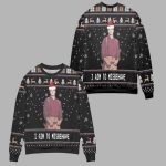 I Aim to Misbehave Survay Says 2025 Ugly Christmas Sweater