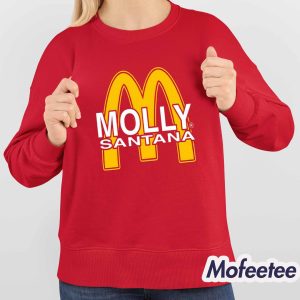Molly Santana V2 Yellow On Red Shirt 4