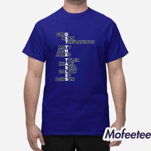 Buffalo Get The Tables Names Shirt 1
