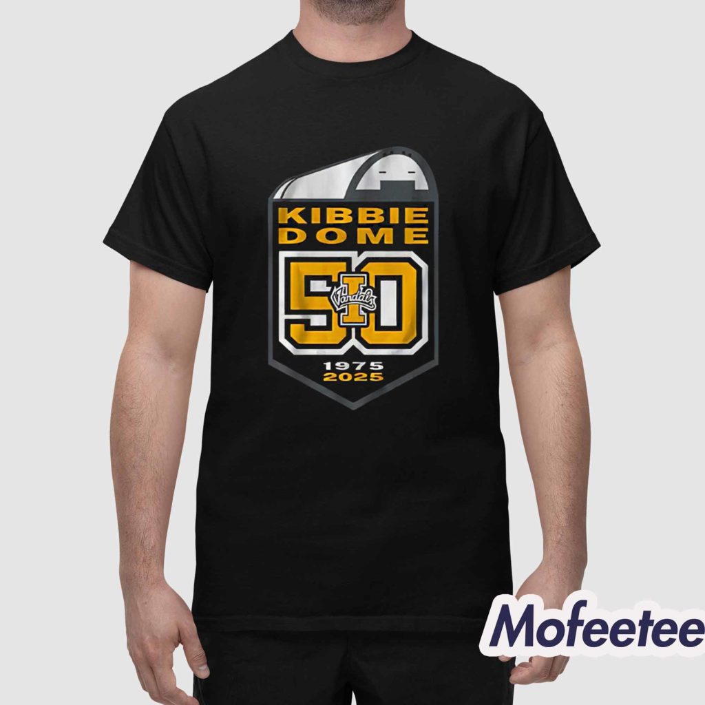 Idaho Football Kibbie Dome 50th Anniversary Shirt 1