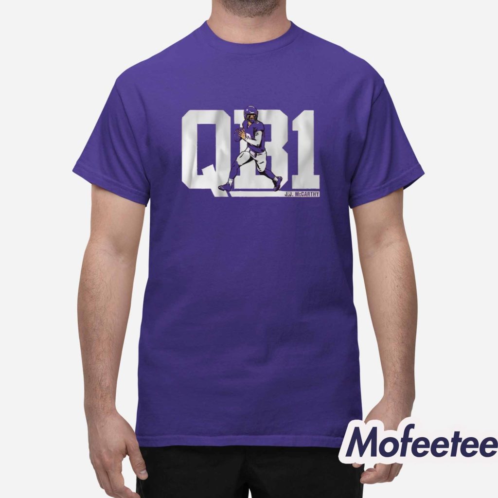 JJ McCarthy QB1 Shirt 1