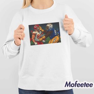 Travis Kelce Smacked by Teair Tart Shirt 4