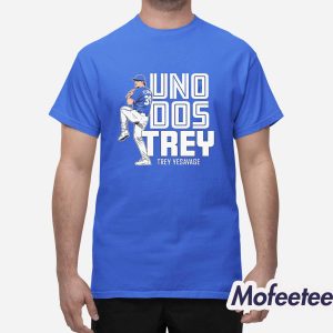 Trey Yesavage Uno Dos Trey Shirt 1