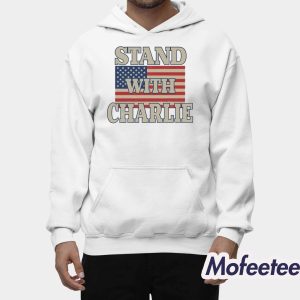 Stand with Charlie Kirk American Flag Shirt 2