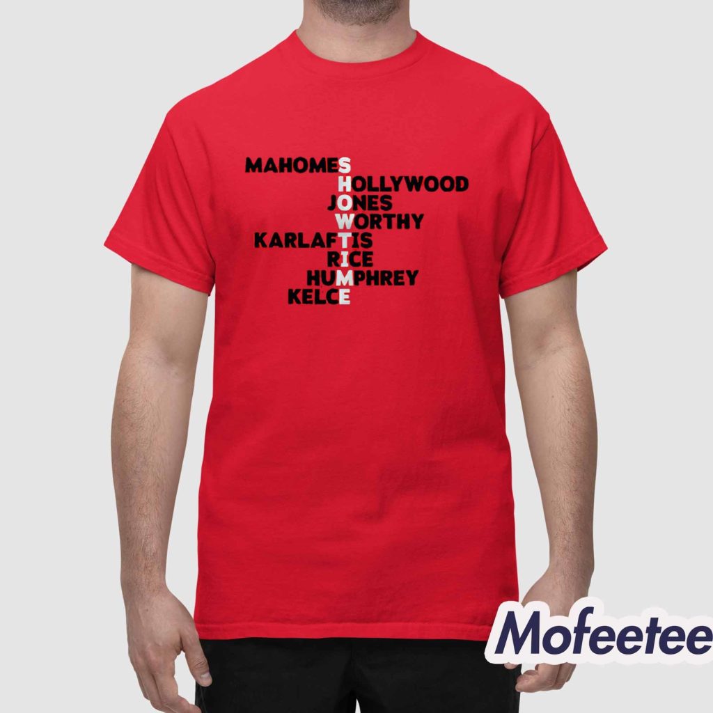 Kansas City Showtime Names Shirt 1 Kansas City Showtime Names Shirt 1