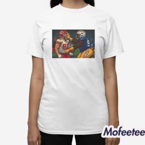 Travis Kelce Smacked by Teair Tart Shirt 3