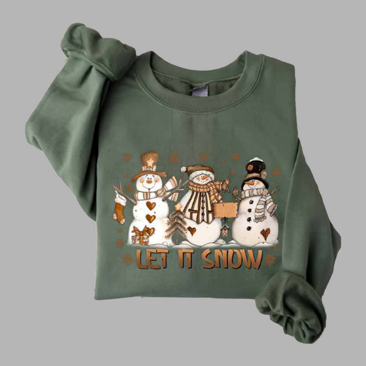 Let It Snow Christmas Sweatshirt Let It Snow Christmas Sweatshirt