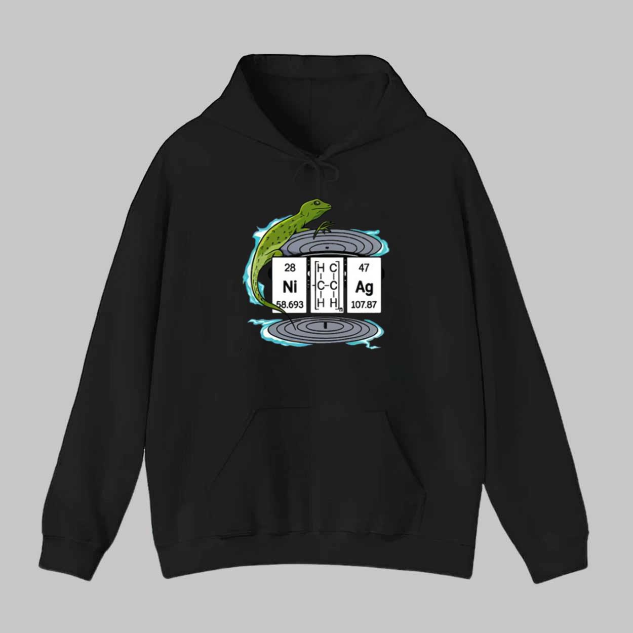 Lizard Chemistry Vinyl Record Shirt Lizard Chemistry Vinyl Record Shirt