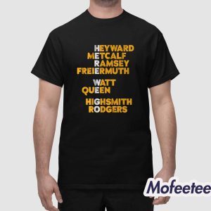 Pittsburgh Here We Go Names Shirt 1