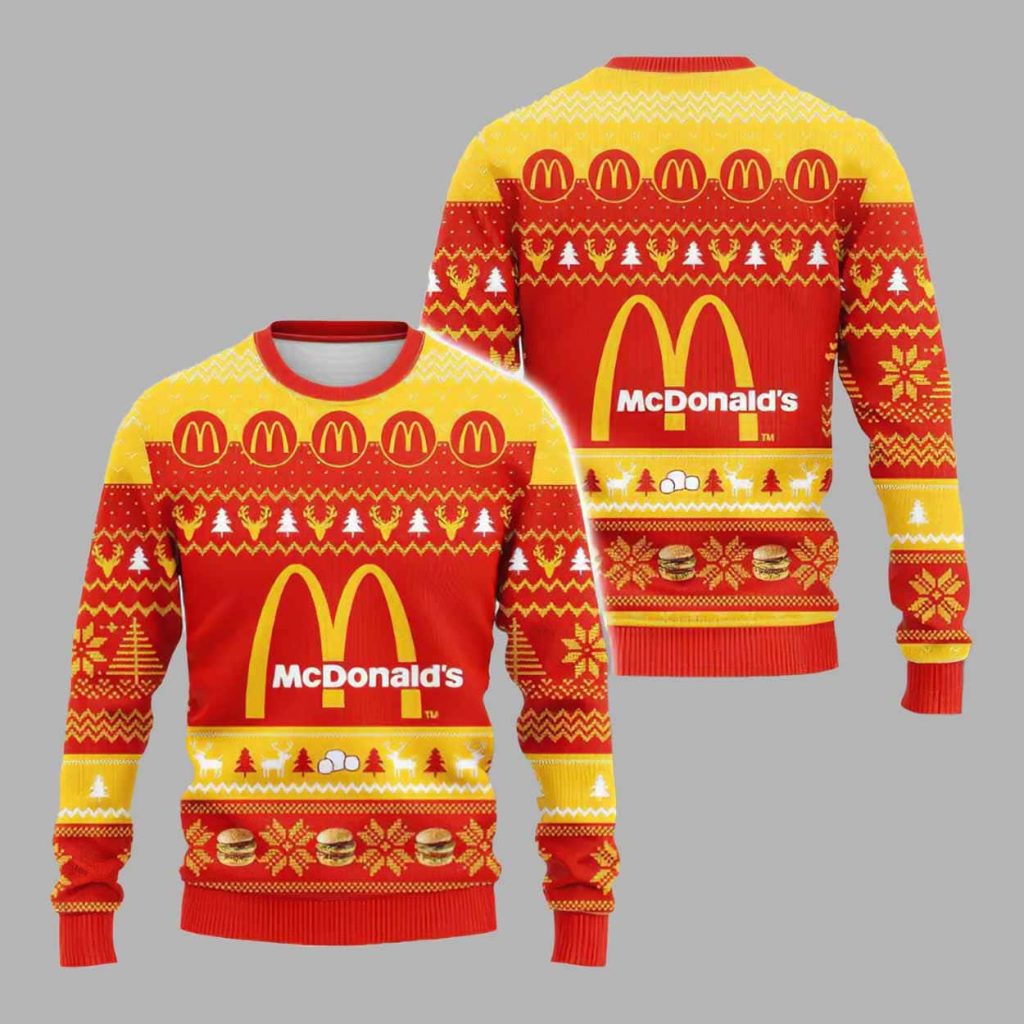 McDonalds Ugly Christmas Sweater 1