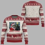 Meowy Catmas Starry Night Ugly Christmas Sweater