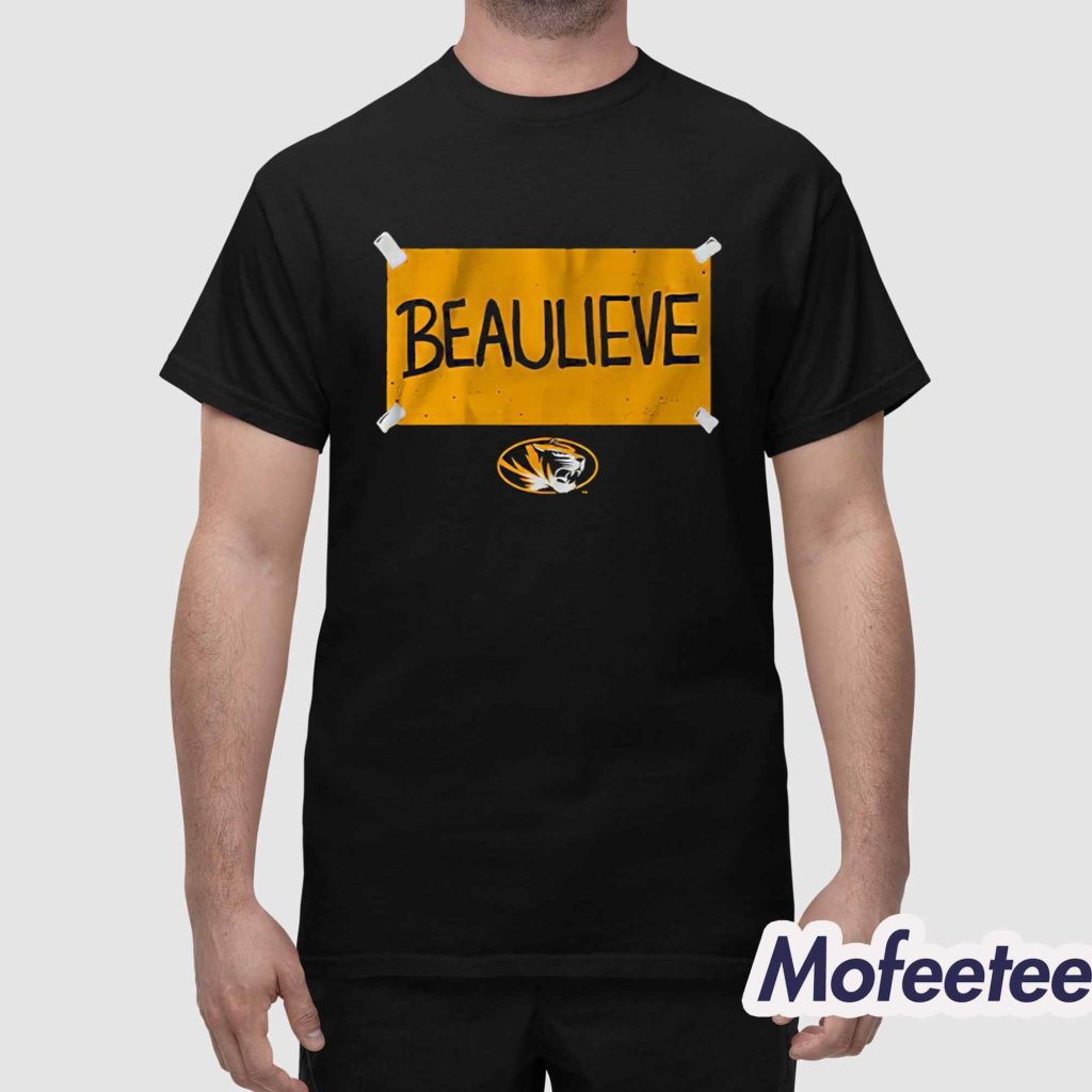 Missouri Football Beau Pribula Believe Shirt 1