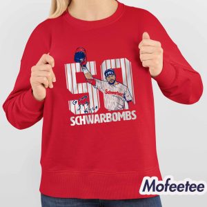 Kyle Schwarber 50 Schwarbombs Shirt 4