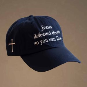 Charlie Kirk Jesus Defeated Death so You Can Live Hat