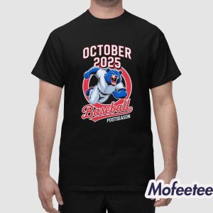 Chicago Cubs October Baseball 2025 Shirt 1