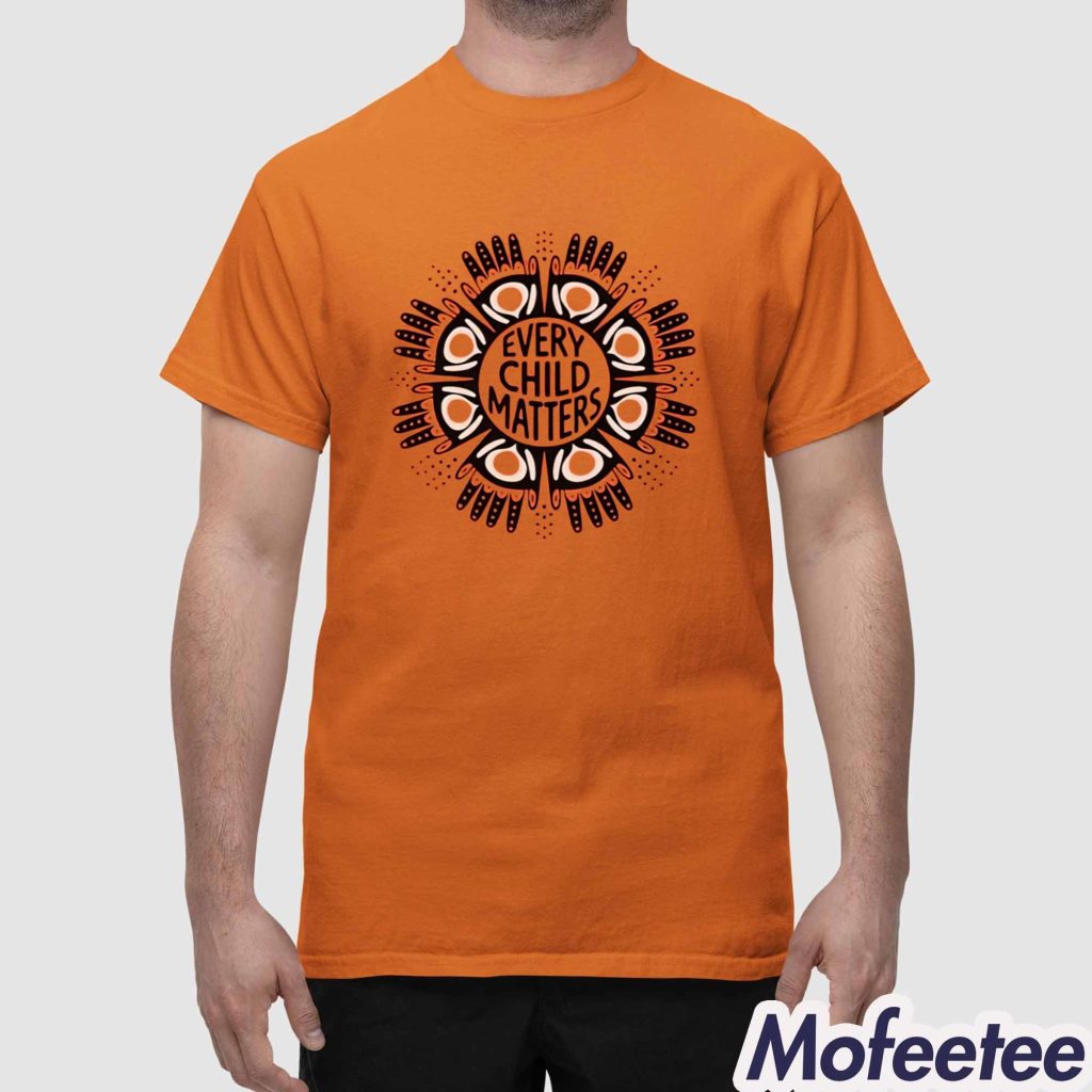 Orange Day Every Child Matters Indigenous Circle Symbol 2025 Shirt 1
