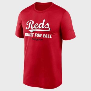 Reds 2025 October Baseball Built For Fall Shirt 2