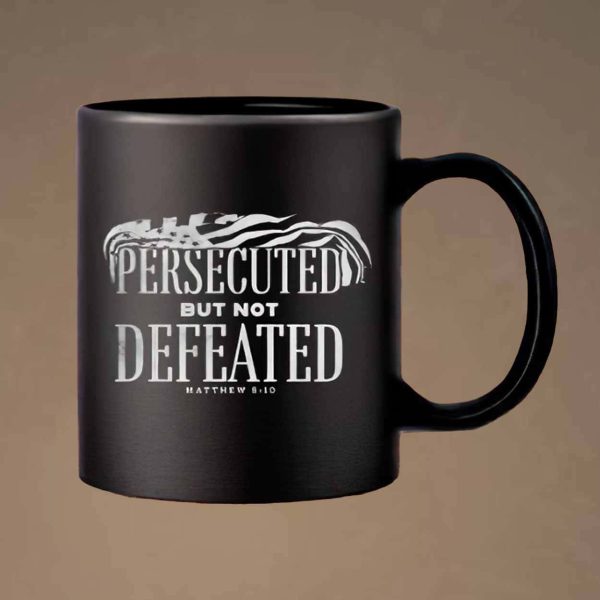 Persecuted But Not Defeated Charlie Kirk Mug