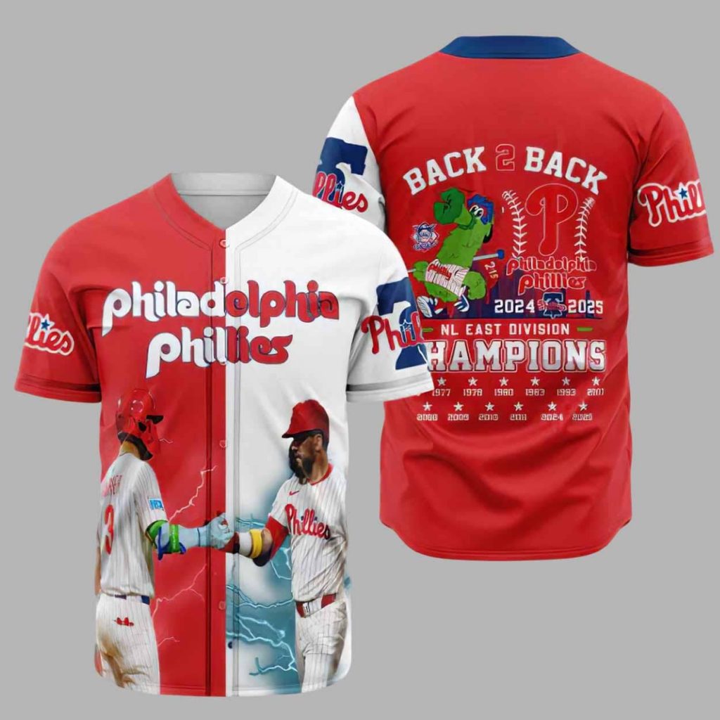 Phillies B2B Champs Baseball 2025 Jersey 1
