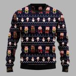 Pigs Cute All Over Printed Funny Ugly Christmas Sweater