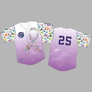 Fredericksburg Nationals Cancer Awareness Night Jersey 2025 Giveaway 1