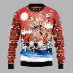 Pug Reindeer Ugly Christmas Sweater