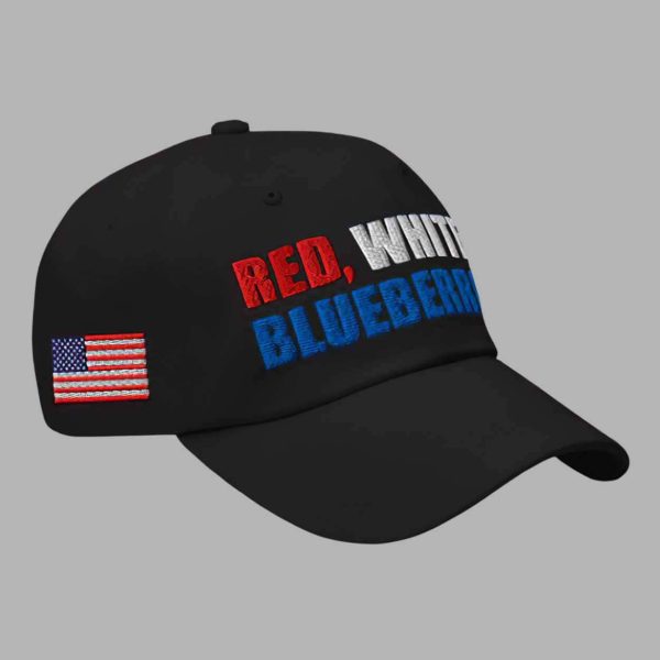 Red White And Blueberries Hat Cap