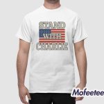 Stand with Charlie Kirk American Flag Shirt