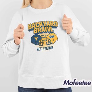 West Virginia Football Backyard Brawl Champs Shirt 4