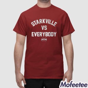 Mississippi State Bulldogs Starkville Vs Everybody Shirt 1