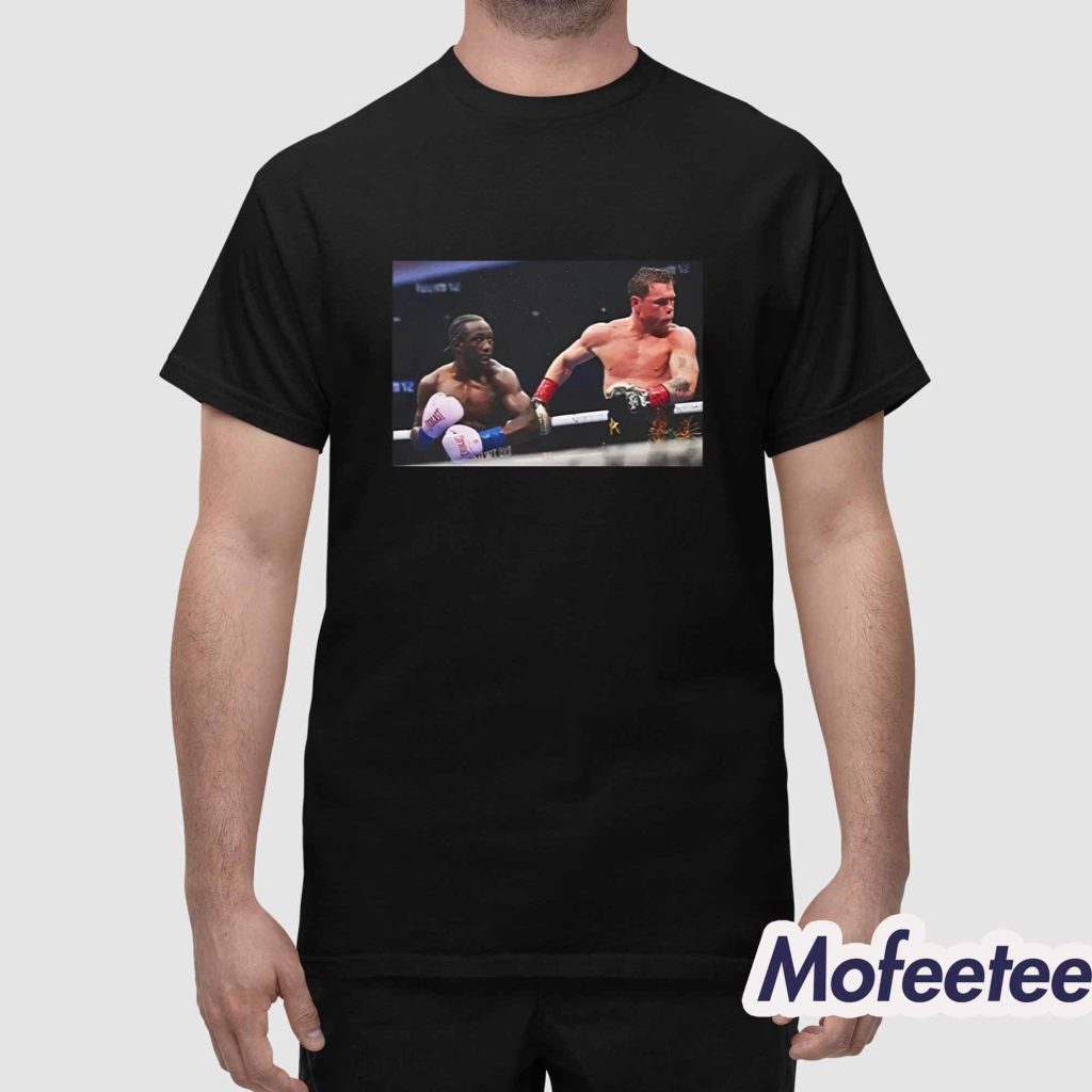 Terence Crawford Punches Canelo Alvarez Shirt 1