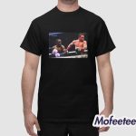 Terence Crawford Punches Canelo Alvarez Shirt
